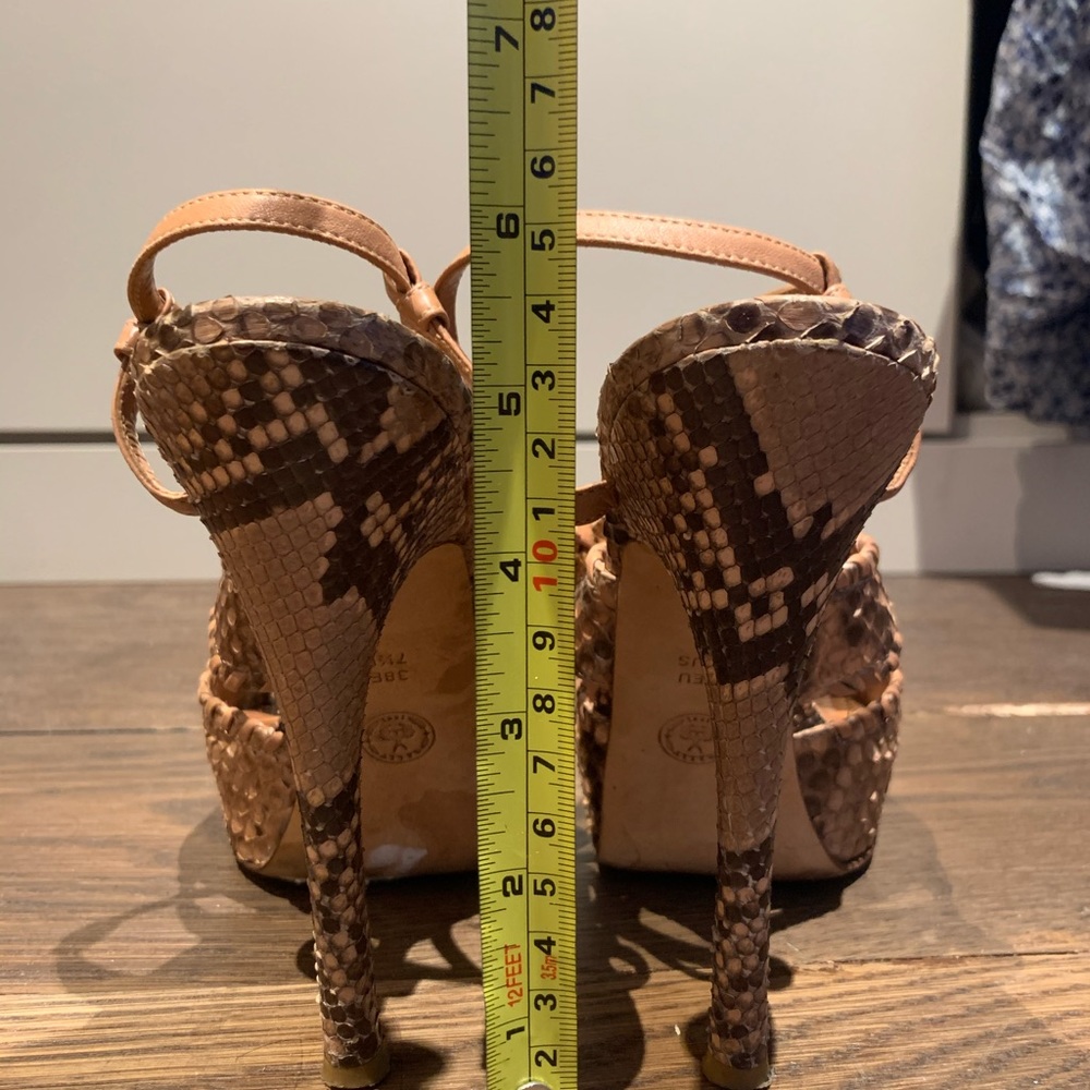 Authentic Bally Python Strappy Heels - image 3